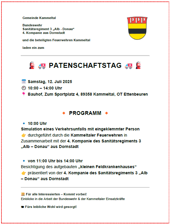 Patenschaftstag